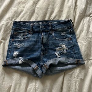 American Eagle High Rise Jean Shorts